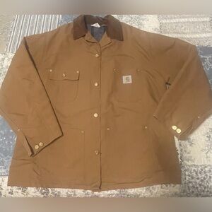 Vintage Men’s Carhartt Brown Duck Blanket Lined Coat Chore Barn Jacket